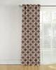 Geometric design readymade curtains available for windows and doors